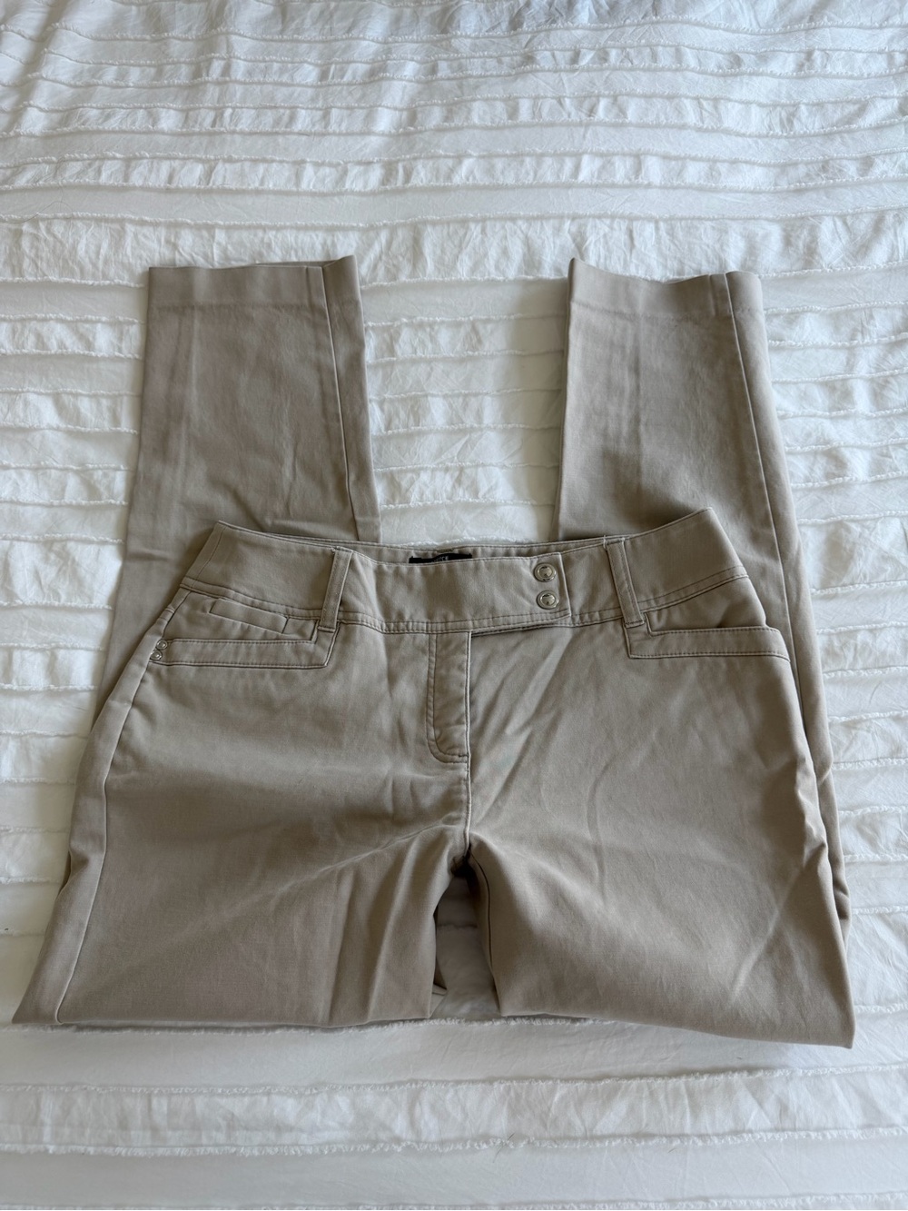Style & Co. Women's Chino Pants in Light Beige
